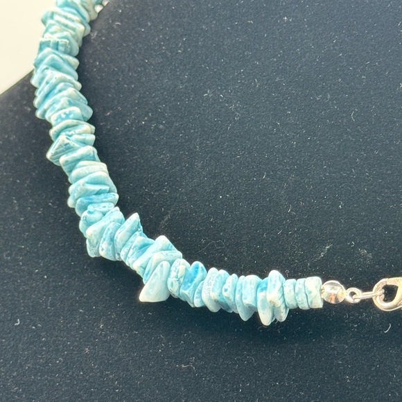 Natural Gemstone Chip Choker Necklace - Picture 6 of 9